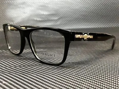 VERSACE VE3303 GB1 Black Rectangle 55 Mm Men's Eyeglasses • $228.50