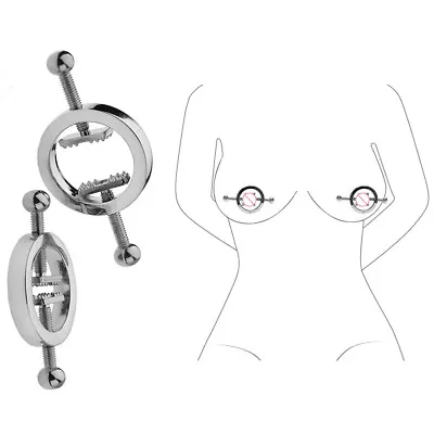 $8.36 • Buy 1 Pair Nipple Ring Shield Non-Piercing Body Jewelry Fake Piercing Women Sexy