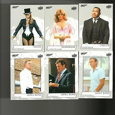 2019 Upper Deck James Bond Collection - Cards 1-100 You Pick Finish Your Set • $0.99