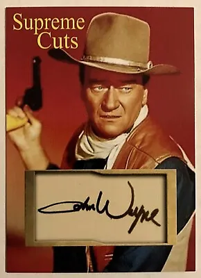 $4.99 • Buy John Wayne Hollywood Supreme Cuts 2021 Glossy ACEO Trading Card