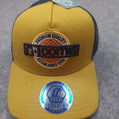 G. Loomis Hat Snapback Blue Yellow Trucker Embroidered Patch Mesh Adjustable • $24.99