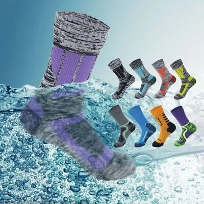 Waterproof Socks Breathable Outdoor Sports Hiking Wading Camping Skiing Sock UK. • £11.80