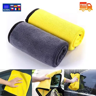 1PC Car Wash Towel Microfiber Plush Cleaning Drying Car Care Soft Cloth • $0.99