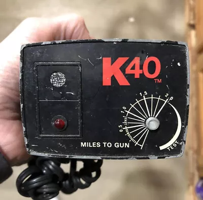 Vintage K40 Radar Front Radar Detector.  As Is Untested • $49.99