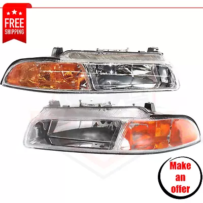 New Headlight Set CH2502112 CH2503112 2 Pieces For 1995-2000 Dodge Stratus • $97.64