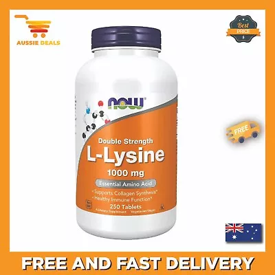 Supplements L-Lysine Double Strength 1000 Mg 250 Tablets • $45.67