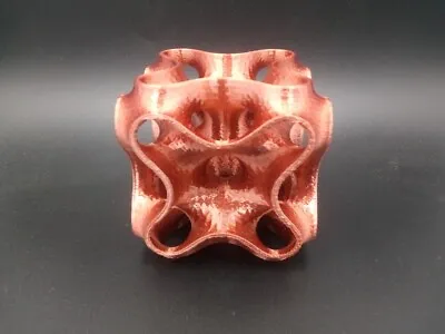Schoen Manta Surface Curved Cube Math Model Sculpture 3D Printed PICK COLOR • $19.99