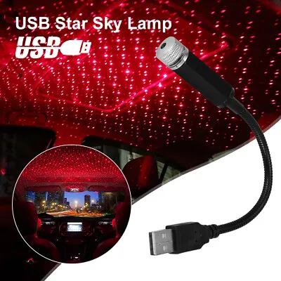 $5.90 • Buy USB Car Accessories Interior Atmosphere Star Sky Lamp Ambient Night Lights US