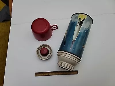 Vintage Thermos Rocket Mercury Atlas Lost In Space Cape Kennedy Parachute  • $40