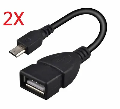 2X Micro USB OTG Adapter Cable For SAMSUNG GALAXY Note Tab A Pro Series Tablet • $2.50