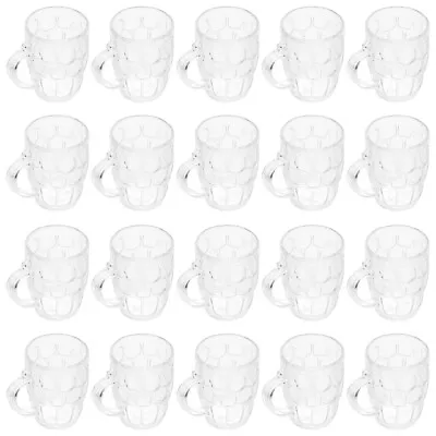  24 Pcs Plastic Shot Glasses 2oz Mini Beer Mug Miniature Cups • $12.89