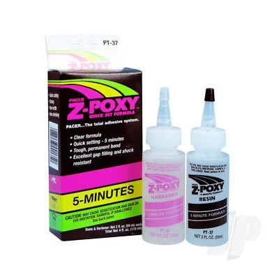 Zap PT37 Z-Poxy 5 Minute Epoxy Glue 4oz • £20.98