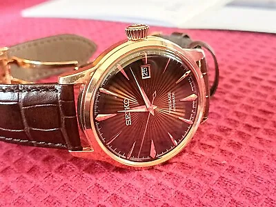 Seiko Presage Manhattan Cocktail Automatic Japan Made Box & Papers New SRPB46J1 • £375