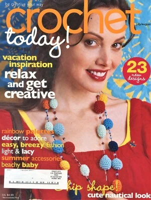 $9.95 • Buy Free Shipping Crochet Today July August 2008 Classic Retro Jewelry Fashion Baby