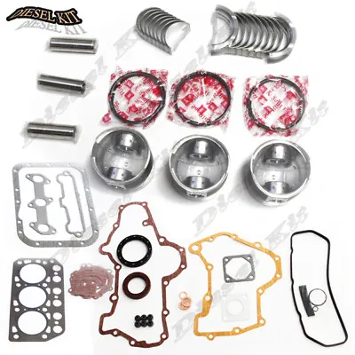 Mitsubishi K3D Engine Rebuild Kit For Compact Tractor Excavator Digger Loader • $500.20