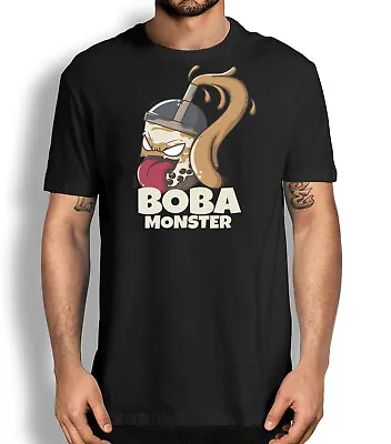 Boba Milk Tea Monster Funny T-shirt Otaku Anime Tee Shirt • $19.67