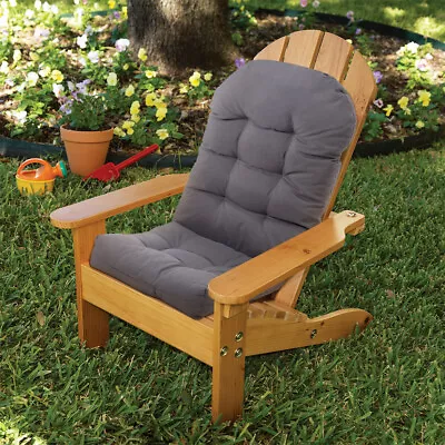 Garden Chair Cushion Seat Pad In/Outdoor Lounger High Back Chair Tie On Cushion • £19.94