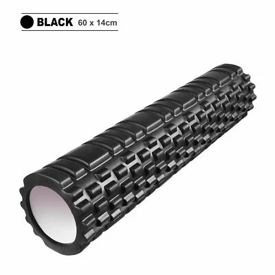 $22.99 • Buy Eva Physio Foam Roller Yoga Pilates Exercise Back Home Gym Massage 30/45/60/90cm