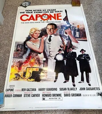 Capone Movie Poster Ben Gazzara John Cassavetes - Blakely   *Hollywood Posters* • $59