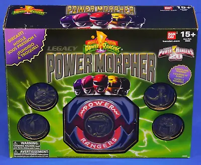 Mighty Morphin Power Rangers Legacy Morpher 20th Anniversary Diecast Bandai • $224.99