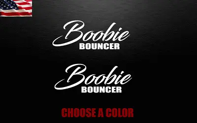 Boobie Bouncer Decal Sticker 2X Stickers Car Truck SUV 4x4 Off Road Mud Dirt  • $5.99