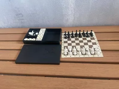 RARE Vintage Soviet Set Chess ROAD MAGNETIC USSR Road Chess Of The 80s • $15.30