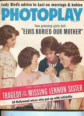Photoplay-Lennon Sisters-Monty Clift-Susan Hayward-Oct-1966 • $35.70