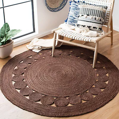 Safavieh Hand Woven Natural Fiber Collection Brown Area Rugs - NF364T • $74.44