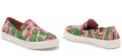 Melissa Women’s Ground Iii Cactus Printed Slip-on Sneaker  Sz 7 • $55