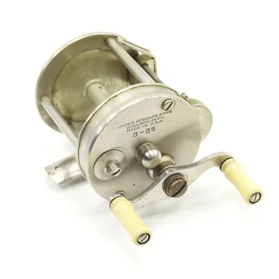 Heddon 3-25 German Silver Fishing Reel. • $145