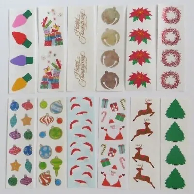 Mrs Grossman CHRISTMAS HOLIDAY THEME STICKERS #3 - Vintage Retired - You Choose • $2.69