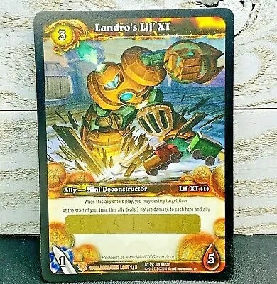 Landro’s Lil' XT Loot Card World Of Warcraft TCG WoW Worldbreaker Unscratched • $14.53