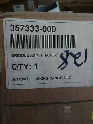 057333-000 - Viking Griddle Asm Phase 2 • $450
