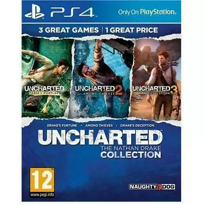 Uncharted The Nathan Drake Collection (PS4) MINT Condition Fast • $33.99