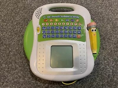 Leapfrog Mr Pencils Scribble And Write Interactive Learning Toy Numbers Letters • £10