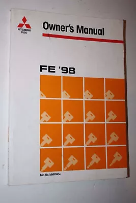 1998 Mitsubishi Fuso FE Truck Owner Operator Manual User Guide • $209.30