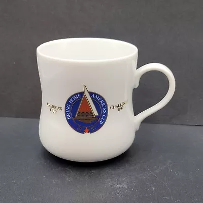 Vintage 1987 Americas Cup Challenge Coffee Mug Tasters Choice • $12