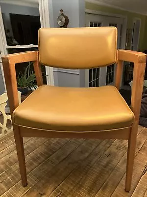 1960s W.H. Gunlocke Chair Company 21-C Walnut Chair   • $400