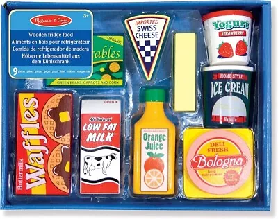 Melissa & Doug Wooden Food Kitchen Kids Children Learning Sets Role Play Toys • £18.99