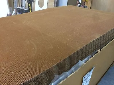 Kevlar Nomex Honeycomb 1/2  Thick 108 Sq Inch Sample (3 Strips Of 12 X3 ) • $28