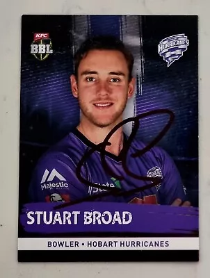 $21.90 • Buy STUART BROAD CRICKET SIGNED IN PERSON Tap N Play ASHES CARD  BUY GENUINE 
