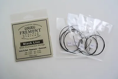 $18.73 • Buy Fremont Blackline Fluorocarbon Ukulele Strings Low-G Set Sop & Con Set