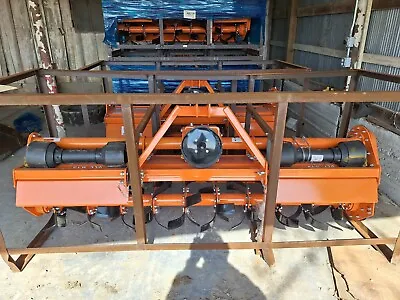 8 Foot Heavy Duty Rotary Tiller 3 Point Linkage Tractor 60-90HP • $3250