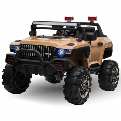 $392.79 • Buy 12V Kids Electric 2-Seater Ride On Police Car SUV Truck Toy With Parental Remote