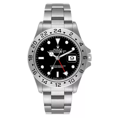 Rolex Explorer II 40mm Tritium Vintage Circa 1991 Black Swiss-T 25 Dial 16570 • $14895