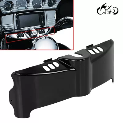 Vivid Black Inner Fairing Switch Panel Accent Cover For Harley Touring 2014-2022 • $18.98