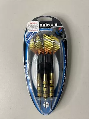 Unicorn Tournament 5000 Steel Tip 24 Gram Precision Brass Dart Set  • $19.99