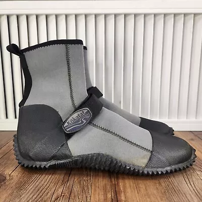 Kokatat Scout Neoprene Men Sz 10 Gray Black Paddle Rubber Water River Lake Boots • $29