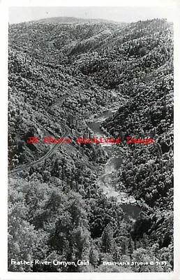 CA Feather River Canyon California RPPC Canyon View Aerial View Eastman • $3.99
