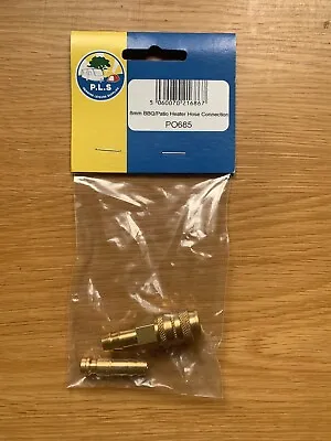 Gas Hose Quick Release Connector 8mm For BBQ Cadac Stove Heater Caravan • £9.95